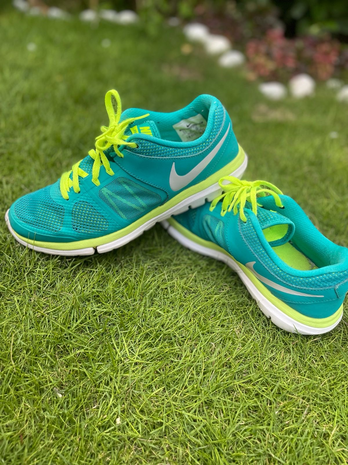 Nike Free Run 3 Turquoise Lime Running Shoes