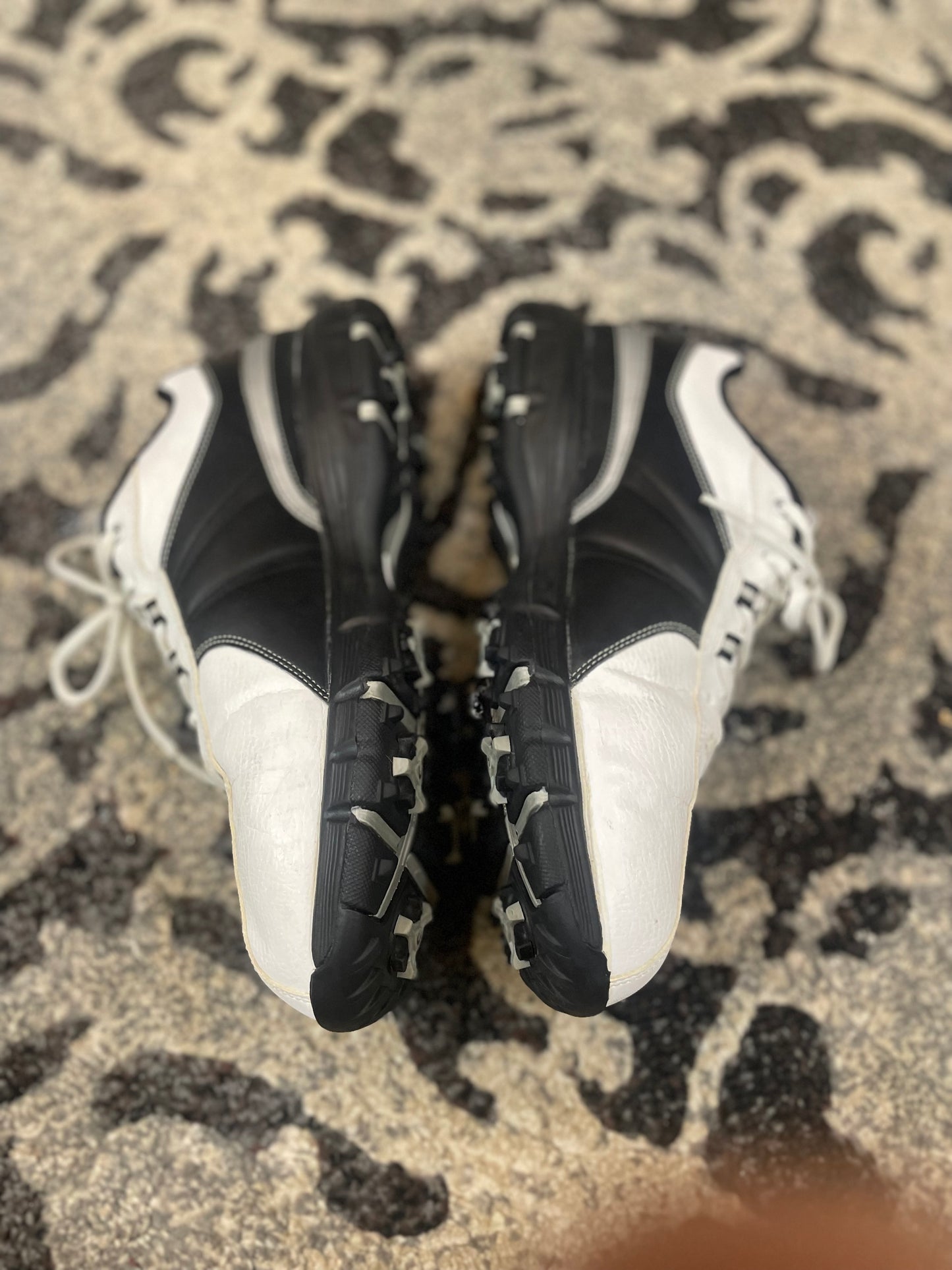 Nike Power Channel TAC - White Black | Preloved Cricket/Golf Shoes