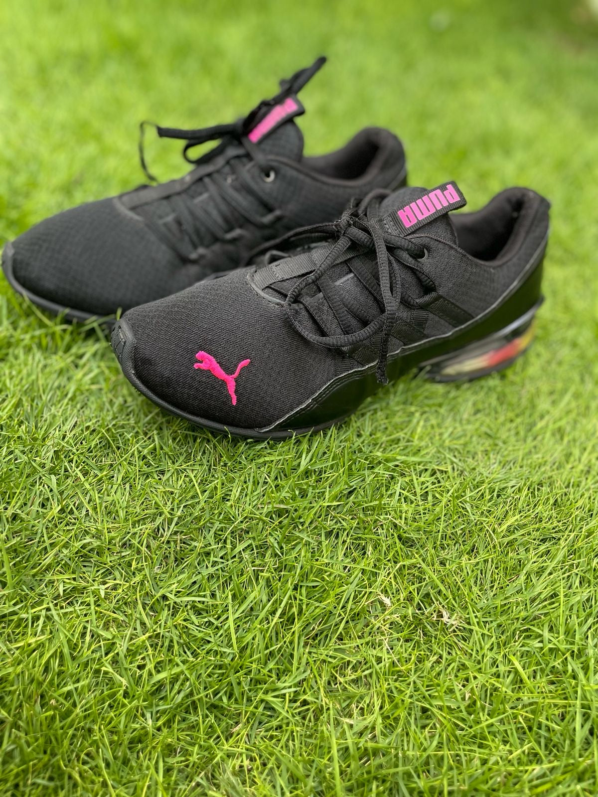 Puma Riaze Prowl Black Pink | Preloved Running Shoes